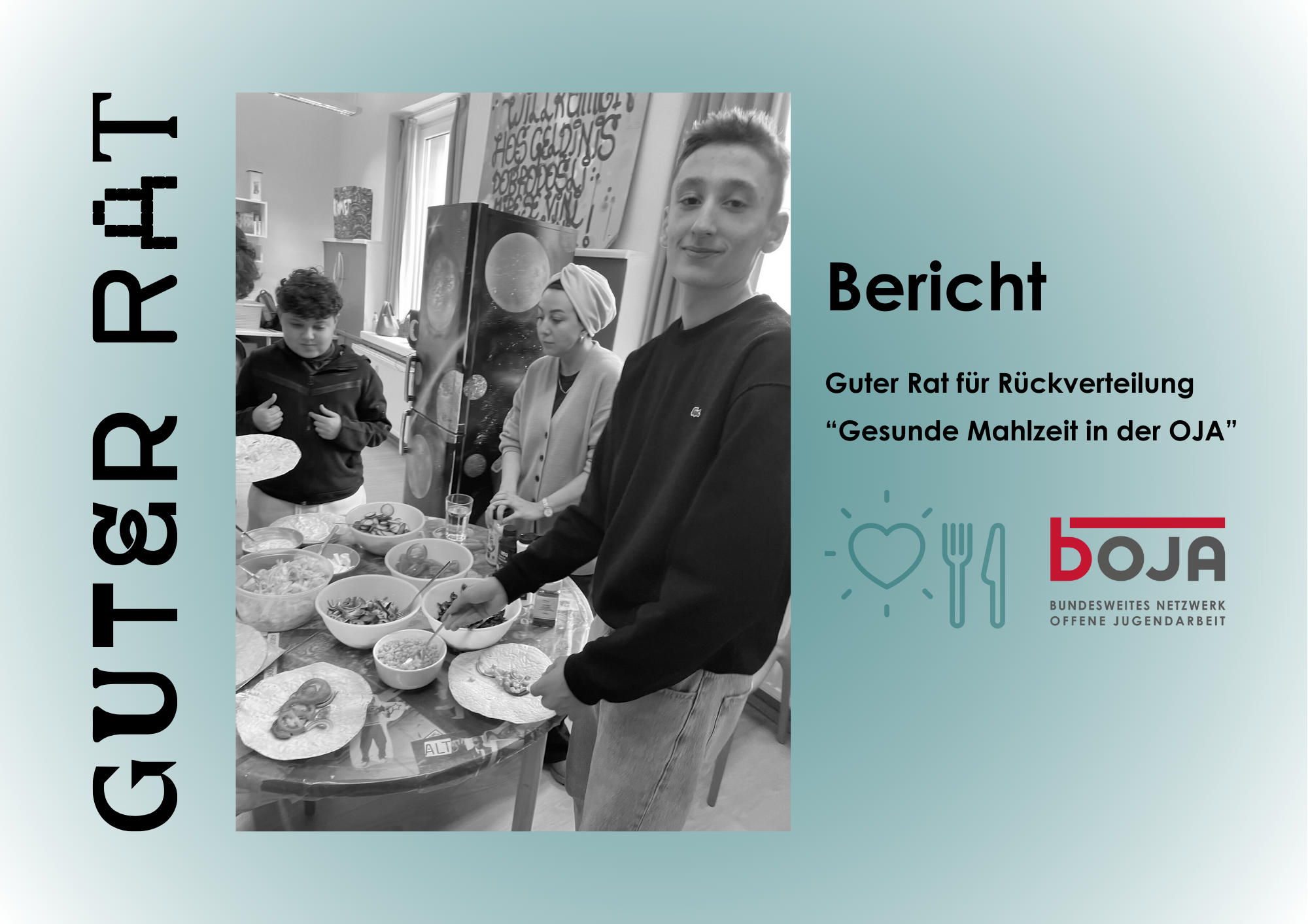 Titelbild und Link zum GUten Rat-Bericht aus der OJA