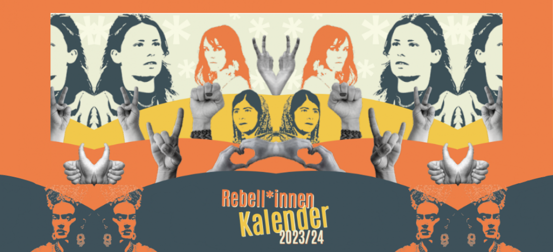 Rebell_innen Kalender Cover Grafik
